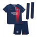 Paris Saint-Germain Achraf Hakimi #2 Babykleding Thuisshirt Kinderen 2023-24 Korte Mouwen (+ korte broeken)